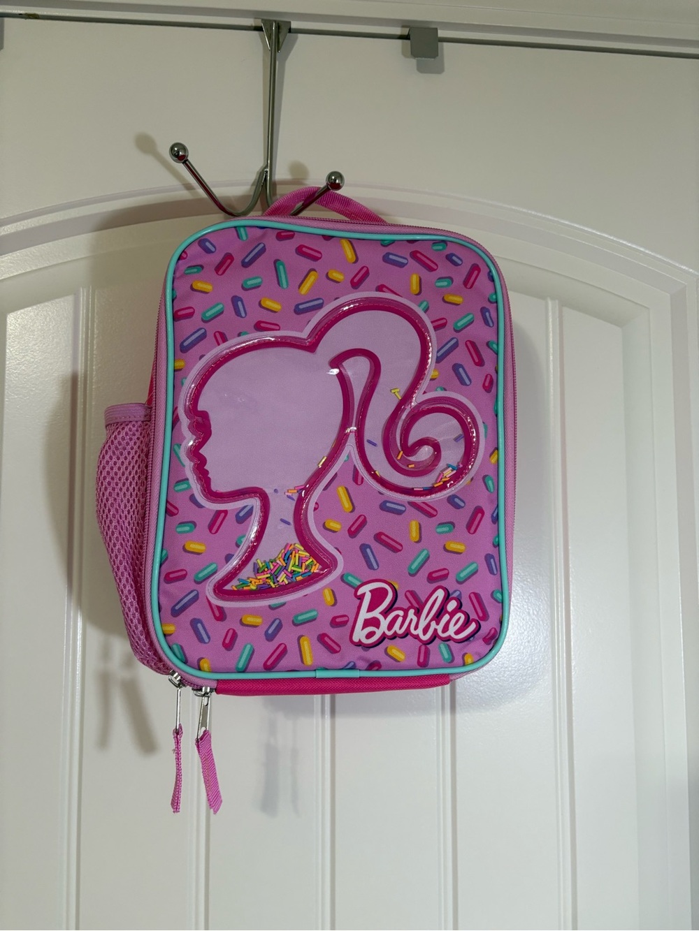 Barbie Pink Sprinkle Silhouette Lunch Bag